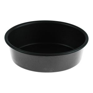 Non-stick Obsidian round plain cake mould - Ø 240/210 mm h50 mm