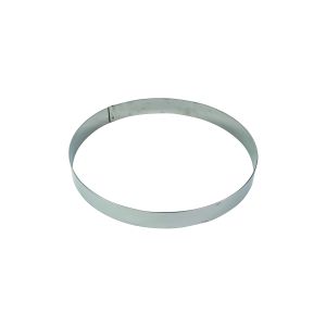 St/st mousse ring - Thickness 10/10th - Ø200 mm h45 mm