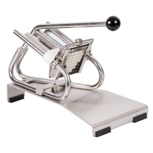 Professional st/st french fries cutter - 6 mm blades and pusher