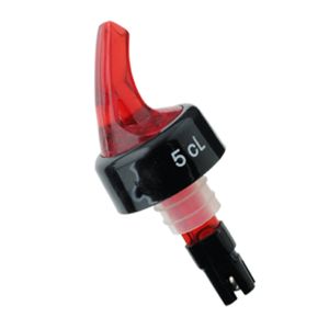 Measuring pourers - 5 cl - red