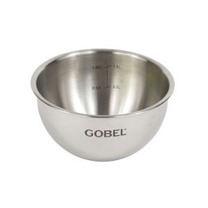 Mixing bowl - Ø 16 cm - stainless steel - round bottom