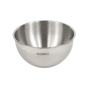 Mixing bowl - Ø 24 cm - stainless steel - round bottom