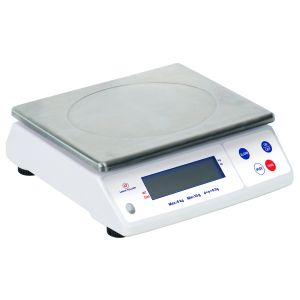 Professional electronic scale IP53 - max 30kg - 2g accuracy - removable tray st/st 29,8 x 23,6 cm