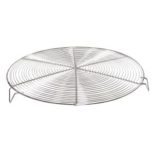 Stainless steel round woven cake coolers Ø28 cm
