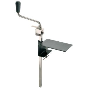 Professionnal manual can opener - Nickel plated - Table clamp - 400 mm