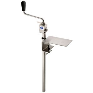 St/st manual can opener - NF food hygiene - Table clamp - 550 mm