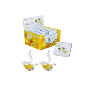 Exprimidor 1/2 rodaja de limón - diplay de 24 (12 cajas de 2)