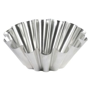 Brioche grosses côtes - fond plat - fer blanc - Ø220/99 mm - h87 mm