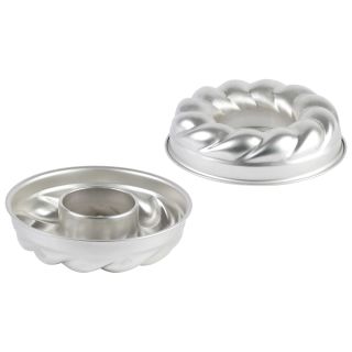 Trois frères - Savarin torsadé - débouché - fer blanc - Ø220 mm h55 mm