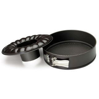 Non-stick detachable deep mould - 2 bottoms - Ø280 mm - h70 mm