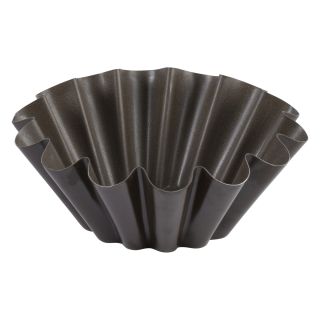 Non-stick continental style brioche mould - Wide ribs - Withflat bottom - Ø200/97 mm - h72 mm