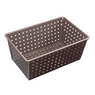 Moule à pain perforé - antiadhérent - 270x105 mm dim ext / 250x80mm dim int - h80mm