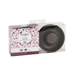 Boîte de 6 savarins individuels bouchés - antiadhérent