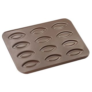 Non-stick 12 barquettes pan - 320 x 235 mm