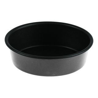 Manqué rond uni - bordé - antiadhérent Obsidian - Ø260/235 mm h50 mm