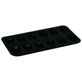 Bandeja de 12 magdalenas - Antiadherente OBSIDIAN - 395x200x17 mm