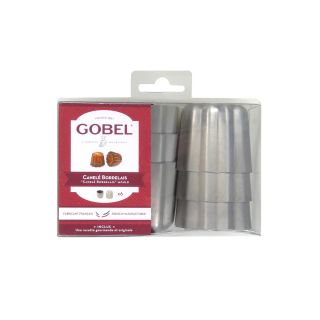 Boîte de 6 Canelés Bordelais - aluminium revêtu antiadhérent - 55 x 50 mm