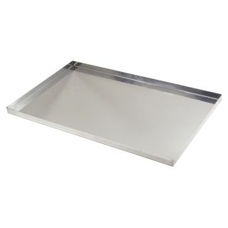 Bandeja para pastelería con bordes rectos - Inox - 530 mm x 325 mm x 20 mm