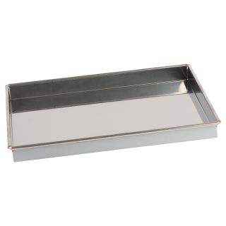 Molde para "Génoise" - Inox - 588x388 mm int / 600x400 mm ext - A50 mm