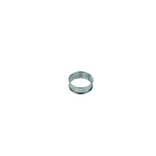 St/st deep tart ring - Rolled edges - 4/10 thickness - Ø70 mm / h27 mm