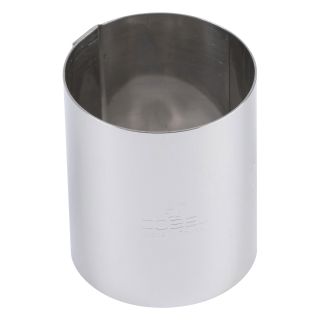 Cercle à vacherin inox - épaisseur 10/10è - Ø80 mm h 60 mm