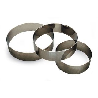 Aro Inox - Espesor 0,6 mm - Ø80mm A50mm