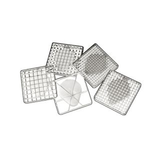 Kit Cuchilla Estañada + Empujador 10x10mm Para Corta-patatas