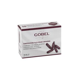 Cartouches de gaz N₂0 GOBEL pour siphons (lot de 10)