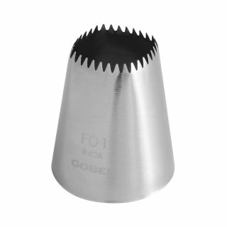Douille géométrique cannelée carré - inox - Ø 26 mm