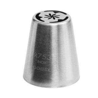 Douille russe fleur R753 - inox - Ø 25 mm