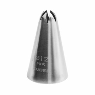 Douille rose - inox - 6 dents - Ø 12 mm