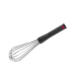 Fouet professionnel inox - manche étanche antidérapant - 30 cm