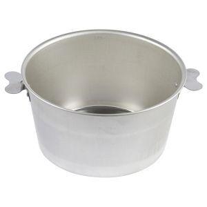 Tin plate charlotte mould - Ø180/150 mm h 100 mm