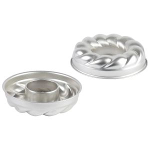 Savarín acanalado «trois frères» - Abierto - Hojalata - Ø 220 mm - A55 mm