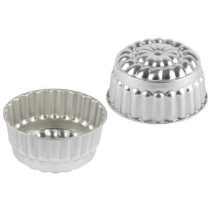 Tin plate diplomate or bavarois mould - Ø180/150 mm - h90 mm
