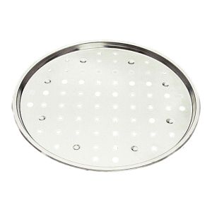 Bandeja para pizza perforada con pies - Hojalata -  - Ø 340/330 mm