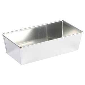 Moule à pain rectangulaire - fer blanc - 240 x 120 mm dim ext / 220 x 100 mm dim int - h70 mm