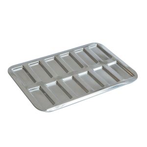Tin plate mini-financiers or biscuits rose de Reims baking sheet - 290 x 198 mm
