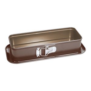 Moule à charnière démontable rectangulaire - Antiadhérent sans PFAS - 300 x 110 x 70 mm