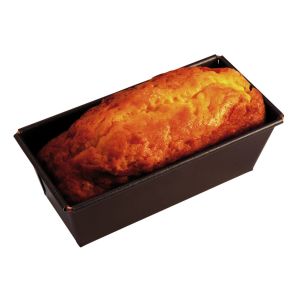 Molde cake curvado bordeado con alambre - Antiadherente - 240x90 mm ext / 215x65 mm int - A70 mm
