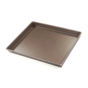 Caisse à génoise - antiadhérente - 400x300 mm int / 414x314 mm ext - h 35 mm