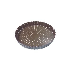 Non-stick perforated fluted tart mould - Ø200 mm h25 mm