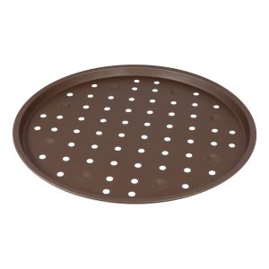 Plaque à pizza perforée - antiadhérent - Ø340/330mm