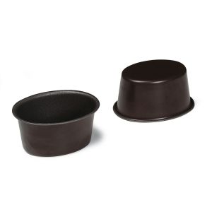 Aspic ovale fond uni - Antiadhérent (sans PFAS) - 75 x 55 x 38 mm