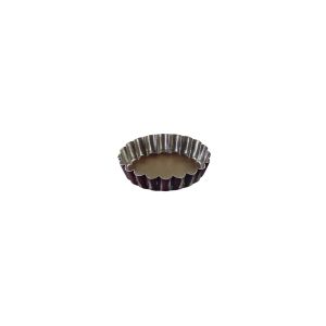 Non-stick round fluted tartlet mould - Ø100/85 mm h18 mm