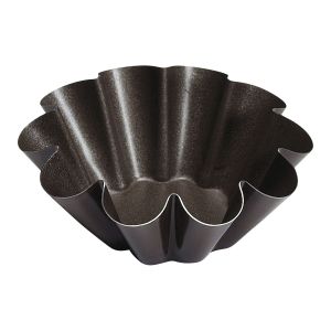 Brioche fond plat - antiadhérent - 10 côtes - Ø80/40 mm - h32 mm