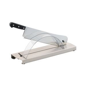 Cortador de pan con base inox - Hoja recta 35cm