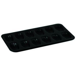 Non-stick obsidian 12 madeleines baking sheet - 395 x 200 x 17 mm