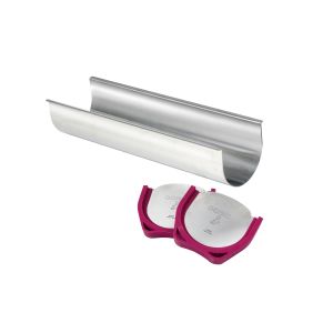 Tronco de navidad redondeado - Inox - 300x85x68 mm - Capacidad 1,5 L 