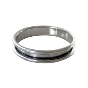 Box of 6 st/st biscuits rings - 4/10th thickness- Ø55 mm h12 mm